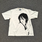 Look Back Anime Print T-shirt