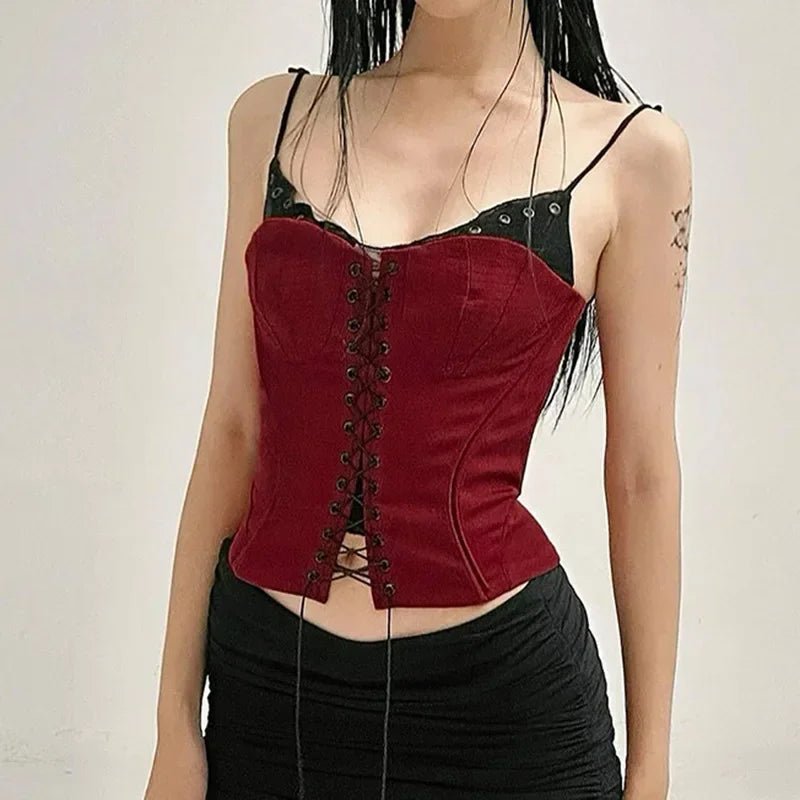 Baddie Layered Corset Top