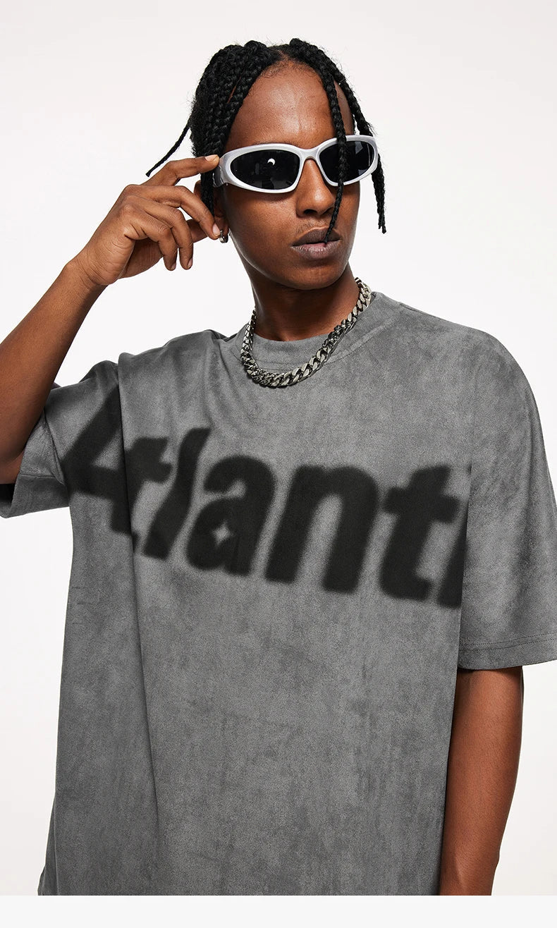 Atlantis Print Washed T-shirt