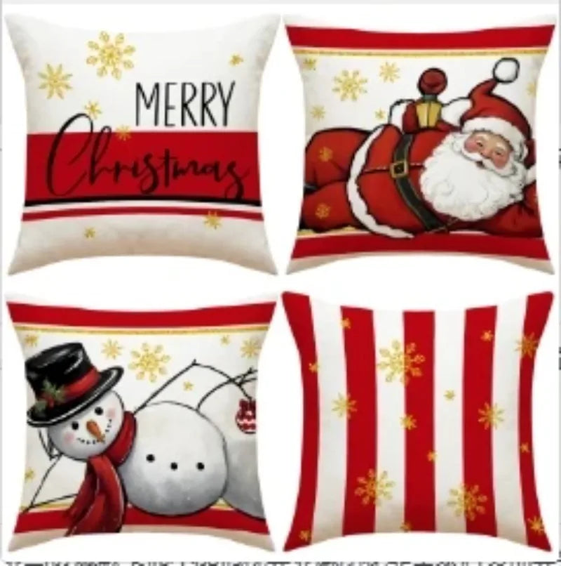 Vintage Christmas Pillow Covers