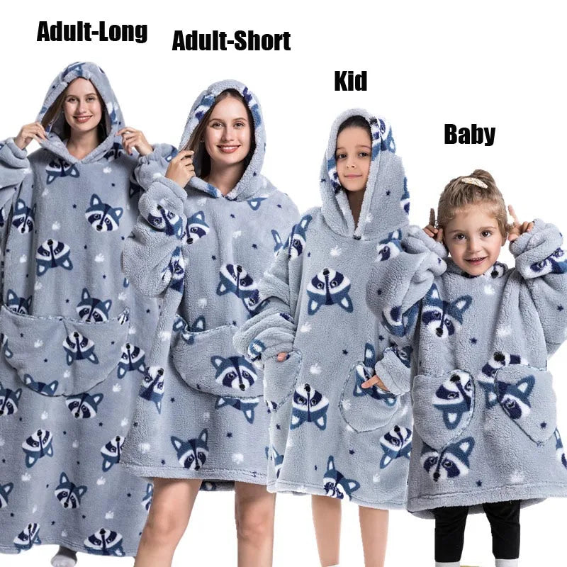 Oversized Blanket Family Matching Hoodie