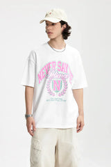 Amerikanisches Oversized bedrucktes T-Shirt