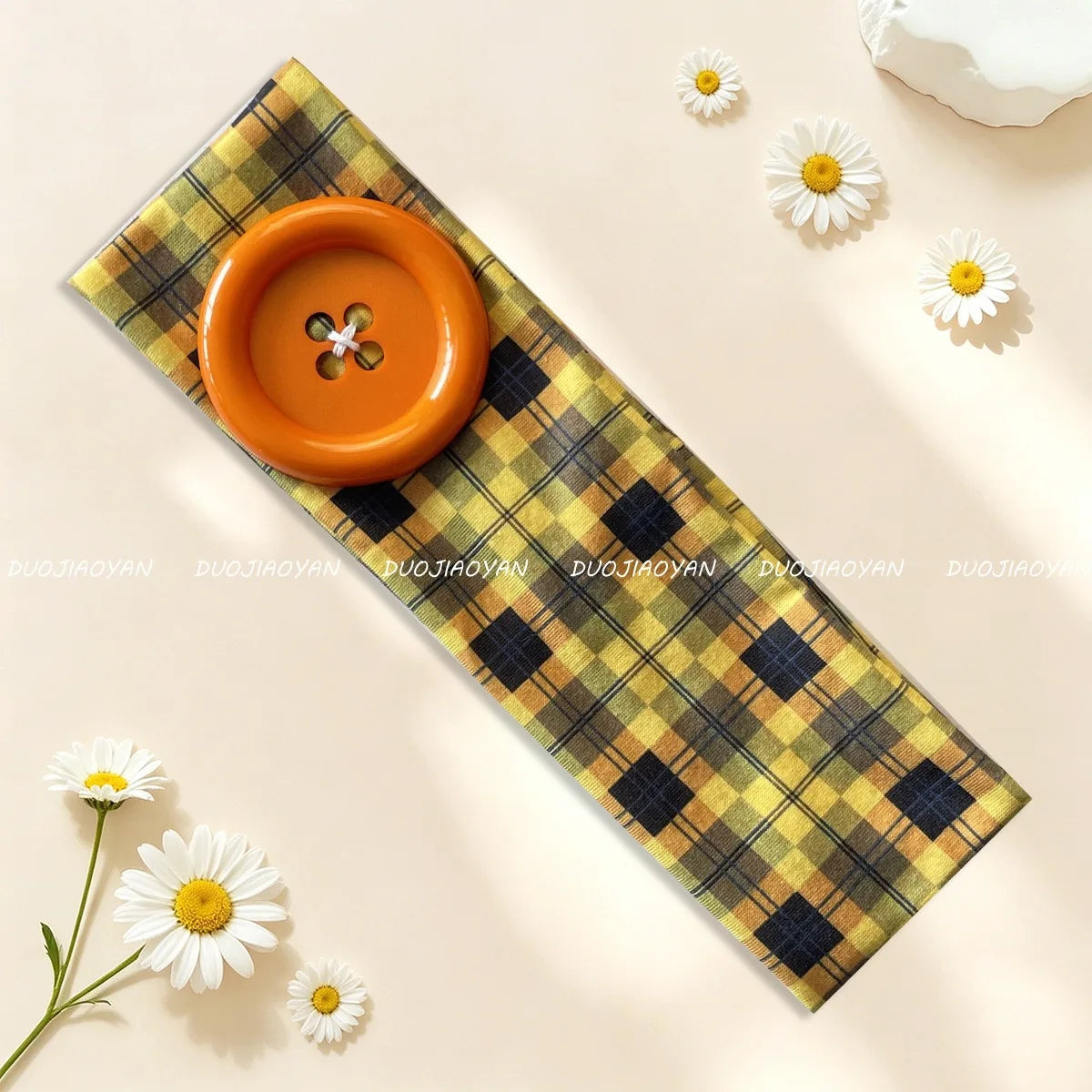 Kawaii Button Headband