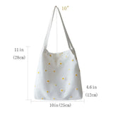 Casual Canvas Girls Shopping Handbag
