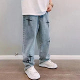 Y2K Star Straight Leg Jeans