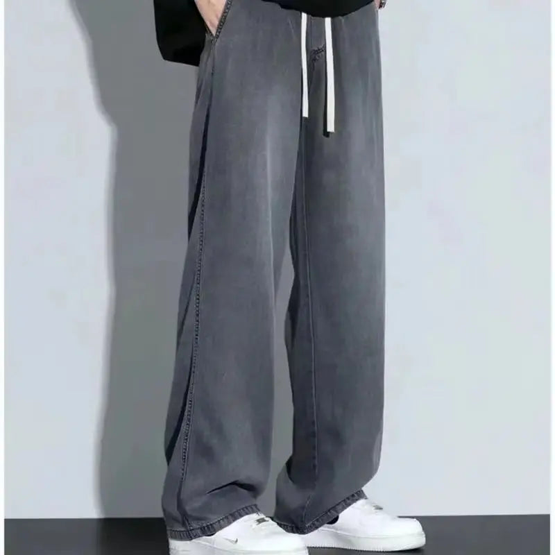 Gerade geschnittene Washed-Hose