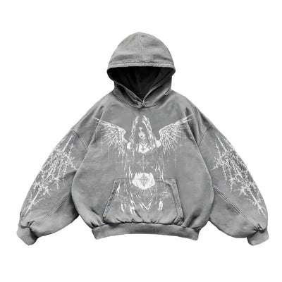Sudadera extragrande Tribial Flux Y2K