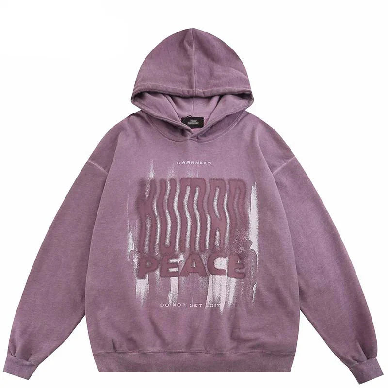 Human Peace Grafik-Kapuzenpullover