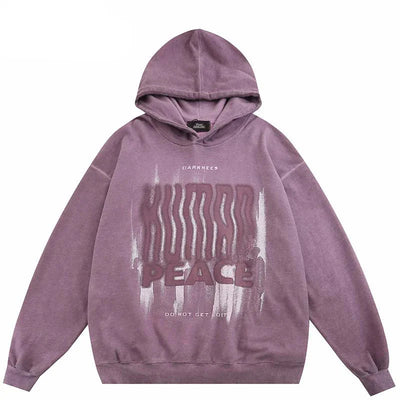 Human Peace Graphic Hoodie