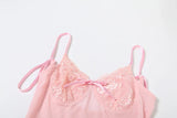 Minivestido Coquette sin Espalda con Lazo
