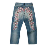 Cherry Blossom Straight Leg Jeans