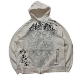Retro Gothic Zipper Hoodie