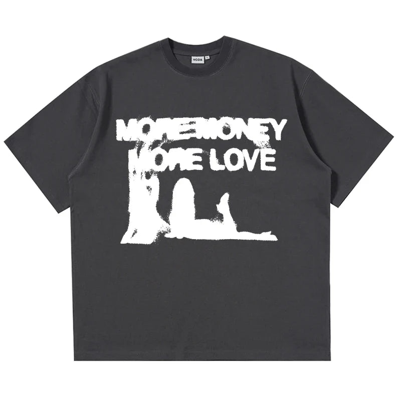 Y2K More Money More Love T-shirt