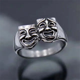 Vintage Thai Silver Skull Head Ring