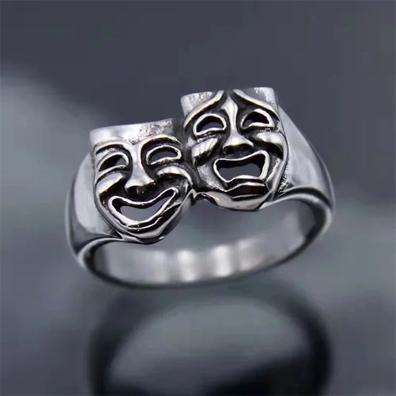 Vintage Thai Silver Skull Head Ring