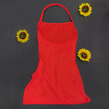 Baddie Solid Color Metal Buckle Mini Dress