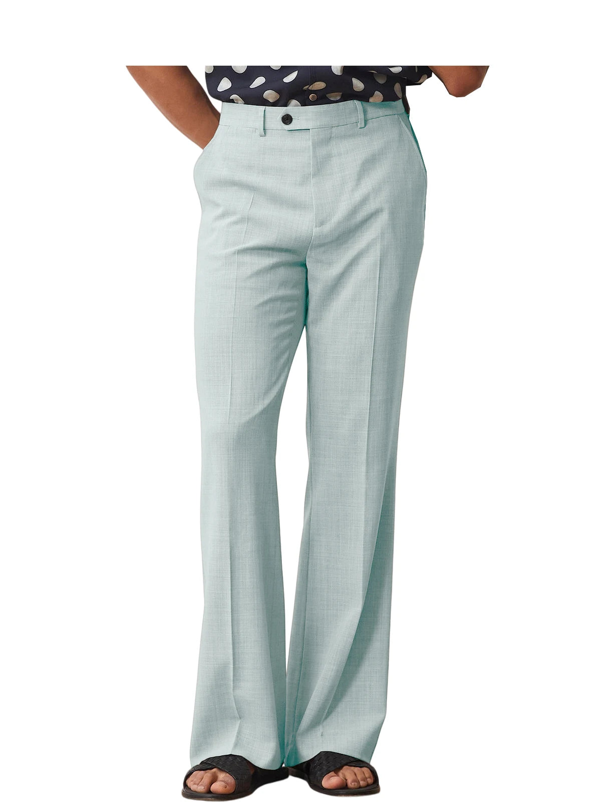 Old Money Micro Flare Pants High Waist Slim Fit
