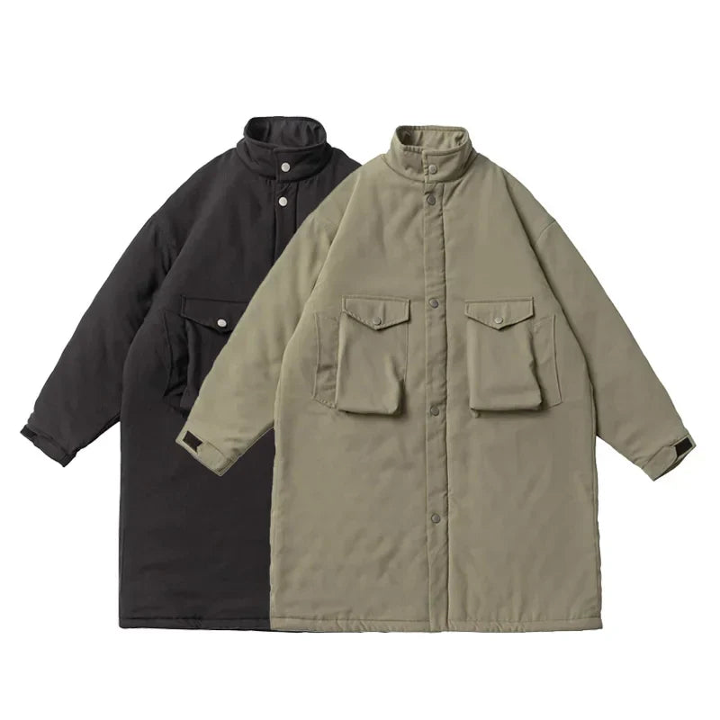 Long Warm Padded Coat