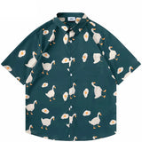 Camiseta de manga corta con diseño de huevo de pato divertido y Weird Core