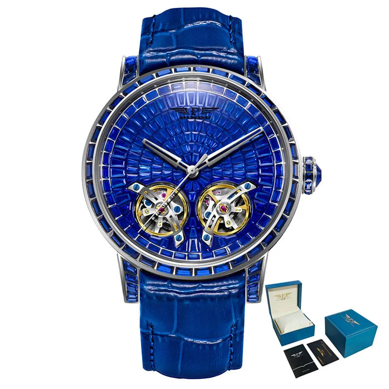 Luxury Double Flying Wheel Watch