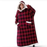 Christmas Flannel Hooded Blanket Pyjamas