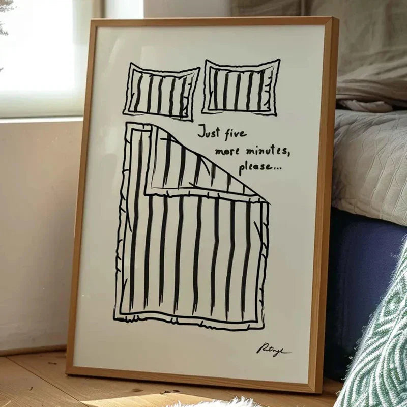 Stay in Bed Print