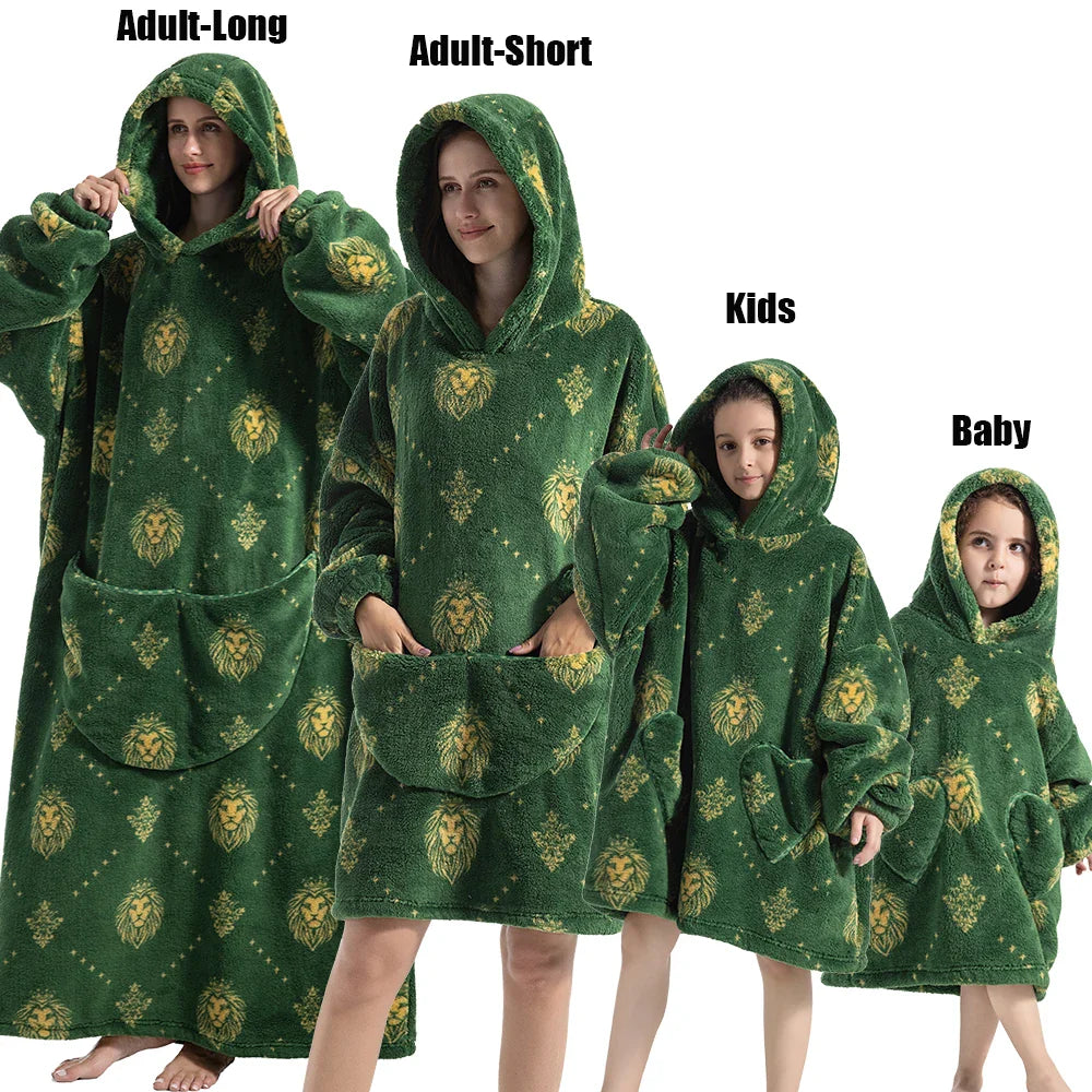Oversized Blanket Family Matching Hoodie