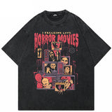 Retro Washed Black Ghost T-Shirt