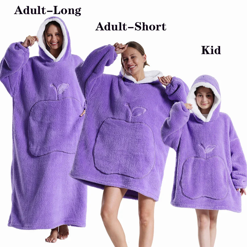 Oversized Blanket Family Matching Hoodie