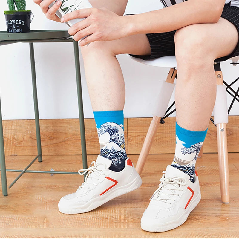Classic Famous Art Cotton Socks
