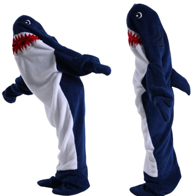 Shark Hoodie Blanket