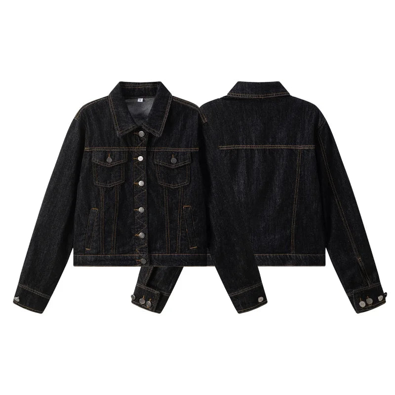 Cowboy Black Denim Jacket