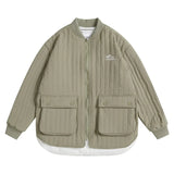 Pockets Vintage Cotton Windbreaker Jacket