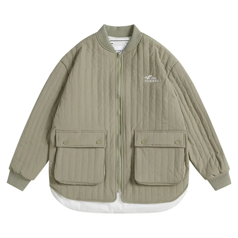 Pockets Vintage Cotton Windbreaker Jacket