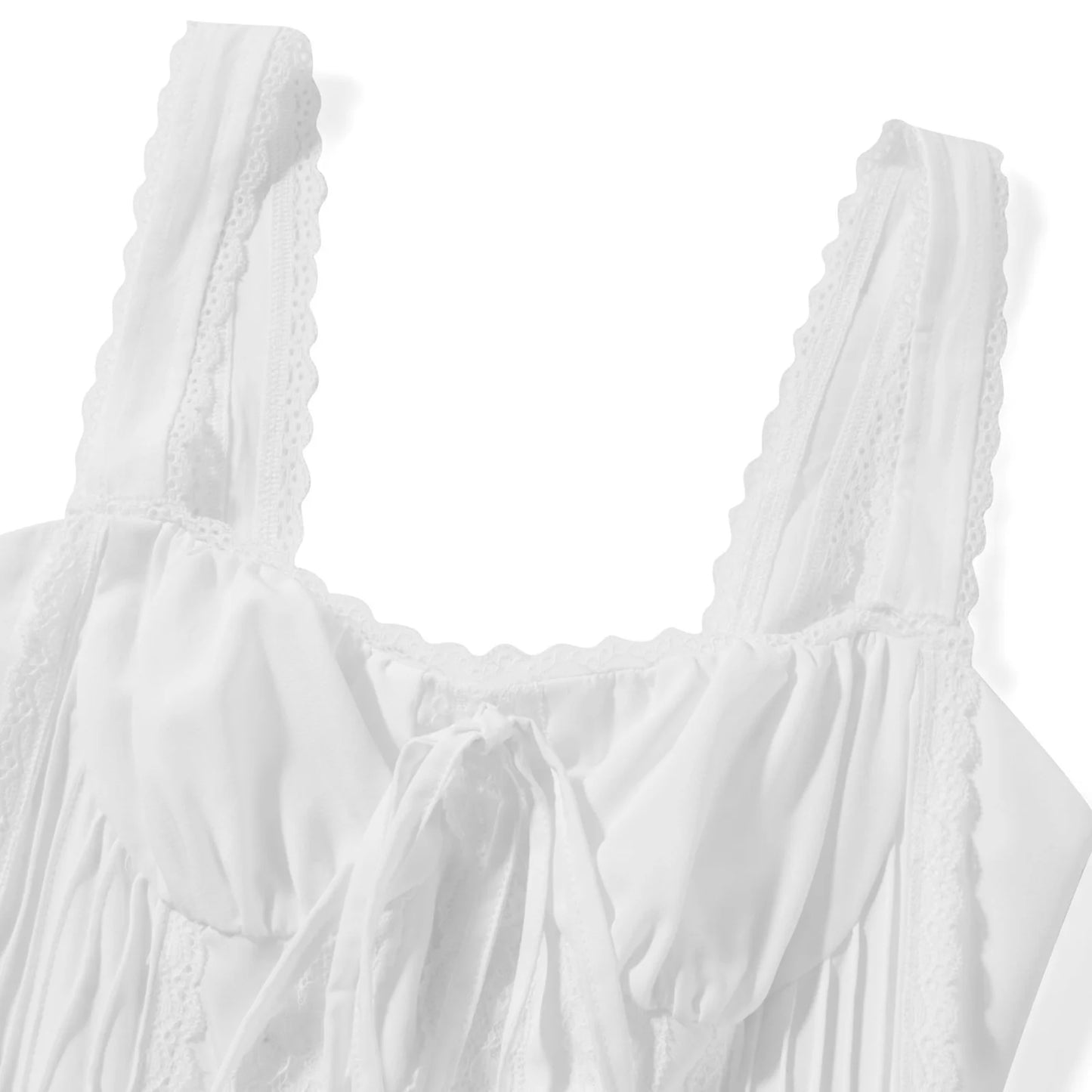 Lace Ruffled Corset White Mini Dress