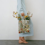 Summer Flowers Embroidery Shoulder Bag