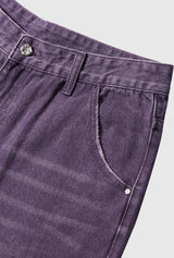 Rosa Hose mit geradem Bein für die High Street