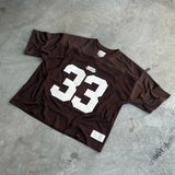 Retro Mesh Football Jersey Sports T-Shirt