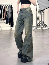 High Waist Wide Leg Women's Jeans