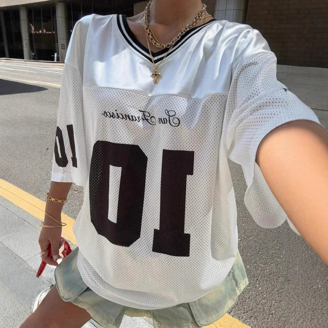 Y2K Spice Girl Letter Printing Casual T-Shirt