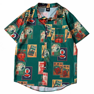 Retro Hawaiian Short Sleeve Shirt