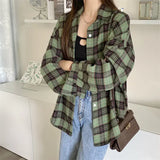 Stylish Black Plaid Flannel Jacket T-Shirt