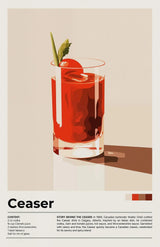 Nostalgic Minimalist Cafe Posters