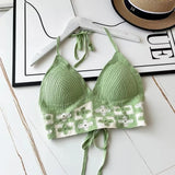 Beach Wear Top Handmade Knitted Crochet