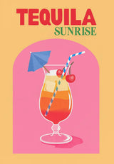 Colorful Cocktail Drinks Posters