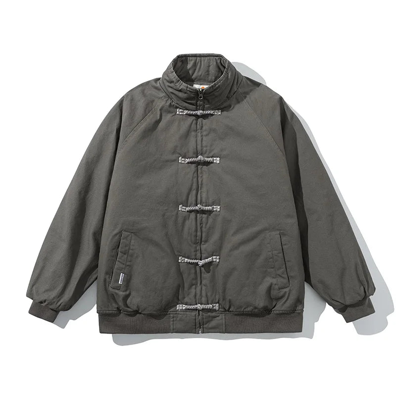 Korean Retro Padded Winter Puffer Jacket