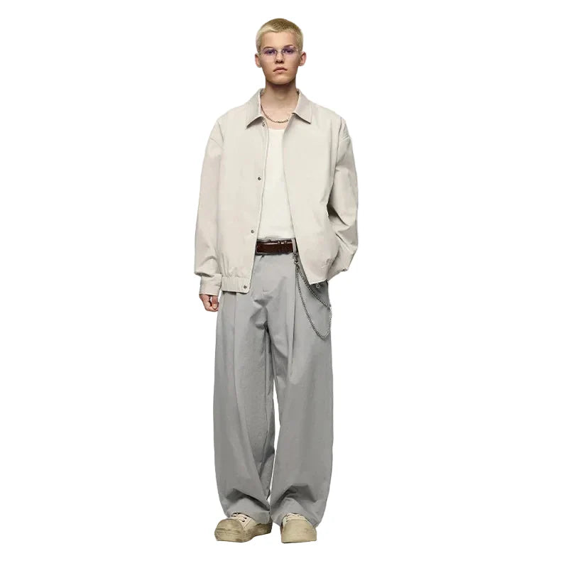 Loose Vintage Split Wide Leg Pants