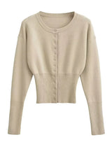 Corporate Girlie Ribbed Cardigan