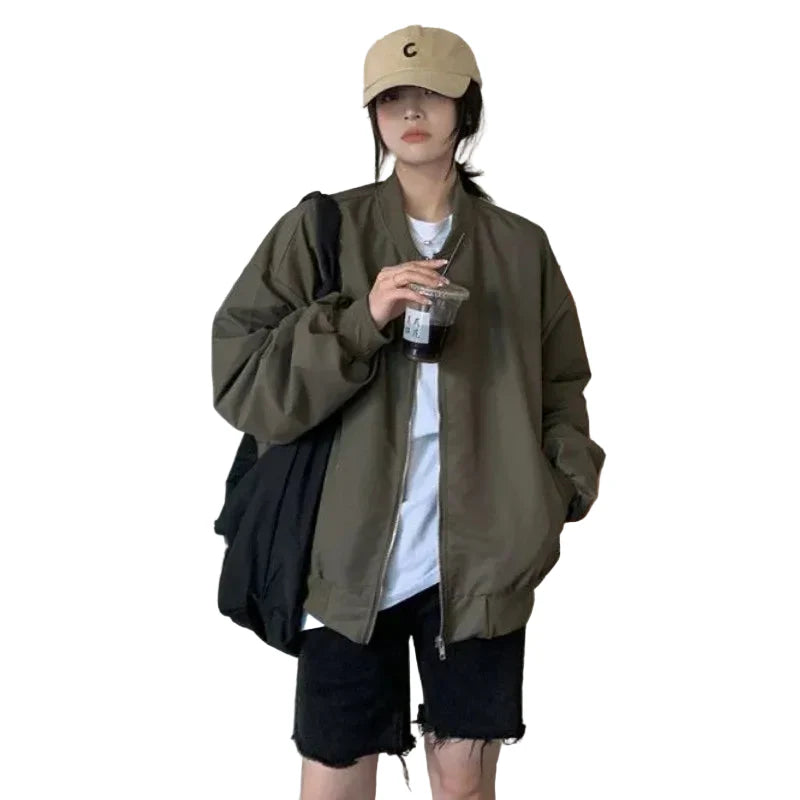 Windbreaker Korean Y2k  Jacket