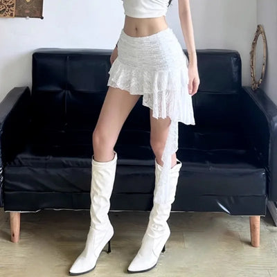 Fairycore Lace Mini Skirt